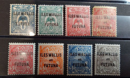 1922/1925 - WALLIS Et FUTUNA - SERIE COMPLETE - N°18 à 25 NEUFS* - Nuovi