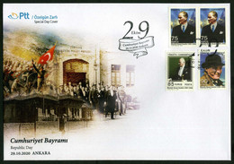 Türkiye 2020 Republic Day | Flag, Special Cover - Storia Postale