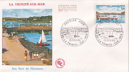 Env. FDC -  La Trinité Sur Mer - Morbihan  -  1er Jour 15 Fév .1969 - 56 - La Trinité Sur Mer   - Ed. JF - 1960-1969