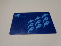 Zoomarine Dolphin Dauphin Golfinho Portugal Portuguese Plastic Pocket Calendar 1996 - Small : 1991-00