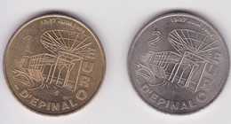 1 ET 2 EURO D'EPINAL De 1998 - Euro Delle Città
