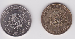 1 ET 3 EURO DU HAVRE De 1998 - Euros De Las Ciudades