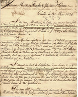 1826 COMMERCE NEGOCE NAVIGATION Compagnie  INDES ESPAGNOLES De Cadiz Cadix Par G.Rey  Foache Armateur Esclavage Le Havre - Documents Historiques