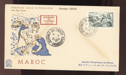 0le  0136  -  Maroc  :  Yv  330  (o)  FDC - Covers & Documents