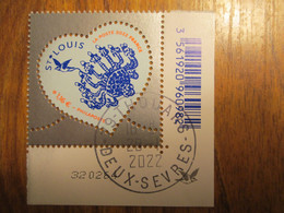 2022 Coeur ( St ) Saint Louis 1.16€ Oblitéré Premier Jour Cachet Rond 28/01/2022 - Used Stamps