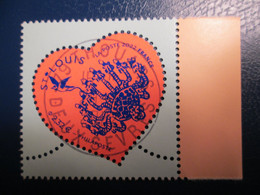 2022 Coeur ( St ) Saint Louis 2.32€ Fond Bleu Oblitéré Premier Jour Cachet Rond 28/01/2022 - Used Stamps