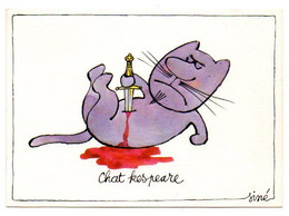 Illustrateur SINE /  Chat Kespeare. - Sine