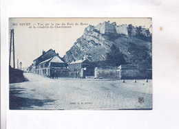 CPA DPT  08 GIVET, VUE SUR LA ROUTE DU FORT DE FRANCE  ET LA CITADELLE  DE CHARLEMONT - Givet