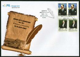 Türkiye 2020 Gyumri Treaty, 100th Anniv. | Pen, Treaties, Special Cover - Storia Postale