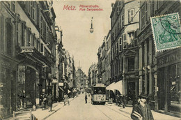 Metz * La Rue Serpenoise * Tramway Tram * Commerces Magasins - Metz