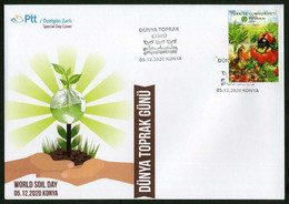 Türkiye 2020 World Soil Day | Environment Protection, Special Cover - Storia Postale