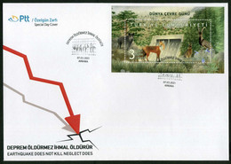 Türkiye 2021 Earthquake, Special Cover - Lettres & Documents