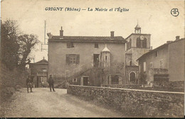 Grigny La Mairie Et L Eglise - Grigny