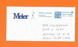 EMA RED METER STAMP FREISTEMPEL ALLEMAGNE DEUTSCHLAND HORLOGERIE MONTRE UHR UHREN METAL METALL SCHLOSSEREI SERRURERIE - Horlogerie