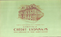 BUVARD   Banque Crédit Lyonnais Paris 2 Buvards - Banca & Assicurazione