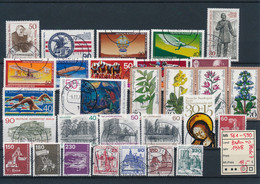 GERMANY Berlin West Jahrgang 1978 Stamps Year Set Used Cancelled Complete Komplett Michel 561-590, Block 7 - Gebraucht