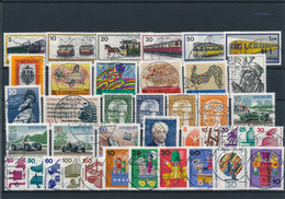 GERMANY Berlin West Jahrgang 1971 Stamps Year Set Used Cancelled Complete Komplett Michel 379-417, Block 3 - Gebraucht