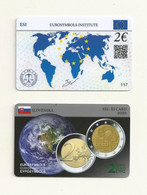 CARTE DE COLLECTION SANS PIECE SLOVAQUIE 2020 EUROSYMBOLS INSTITUTE ESI ID CARD . - Eslovaquia