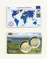 CARTE DE COLLECTION SANS PIECE LITUANIE EUROSYMBOLS INSTITUTE ESI ID CARD 2020. - Lithuania