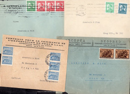 Bulgaria, 8x Clipping(only First Page) 1932-47 To Czechoslovakia - Collezioni & Lotti