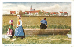 037 791 - CPA - Pays-Bas - Noord-Holland - Marken - Gezicht Op Het Dorp (Marken) - Marken