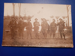 H6-CARTE PHOTO D'UN GROUPES DE SOLDATS DU 11ÈME - Barcelonnette