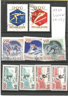 Timbres Jeux Olympiques D'Hiver - 1960 Squaw Valley - Invierno 1960: Squaw Valley