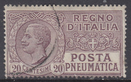 ITALIA - Posta Pneumatica Serie "Leoni"  Sassone N.8 - Cat. 120 Euro Usato - Posta Pneumatica