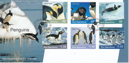 Ross Dependency 2001 Penguins 6v FDC (RS161) - FDC