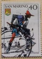SAN MARINO 1973 BALESTRIERI E STEMMI LIRE 40 - Used Stamps