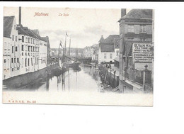 Malines. - La Dyle. (Voilier) - Mechelen