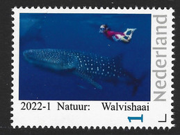 Nederland  2022-1  Walvishaai  Whale Shark        Postfris/mnh/neuf - Unused Stamps