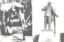 Russia:Cosmonaut, Astronaut Juri Gagarin And Tsiolkovski Monument, 1976 - Aviatori