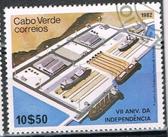 PORT 13 - CAP VERT Anniversaire De L'indépendance Obl. - Cape Verde