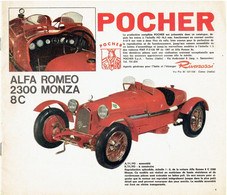 Catalogue Pocher 1970 Rivarossi ALFA, FIAT, Trains à échelle HO, Canons Etc - Francese