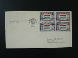 FDC Drapeau Flag Of Luxembourg USA 1943 Ref 103188 - 1941-1950