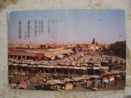 CPSM.     MAROC.   MARRAKECH. JAMMA EL FANA. - Marrakech