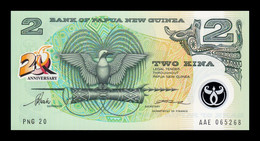 Papua New Guinea 2 Kina Commemorative 1995 Pick 15 Polymer SC UNC - Papua New Guinea