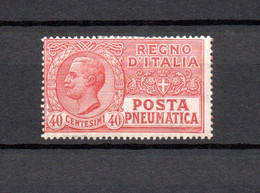 Italien 1925 Rohrpostmarke/Pneumatica 229 Ungebraucht/MLH - Poste Pneumatique