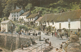 LYNMOUTH -LOOKING UP MARS HILL - Lynmouth & Lynton