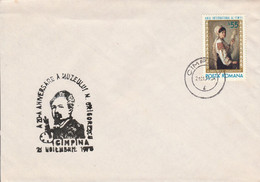 ROUMANIE 20 ANS MUZEULUJ CIMPINA 1975 - Storia Postale