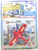 Supreme Plastic, Mini Wheels Farm Plane Playset MOC Mint On Card, Like Matchbox Corgi - Matchbox