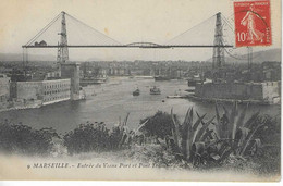 Carte Postale - CPA Dpt N°13 BOUCHES DU RHONE - Ecrite Et Datée De 1908 - MARSEILLE - Entrée Du Vieux Port Et Pont... - Vieux Port, Saint Victor, Le Panier