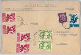 58508 -   BULGARIA - POSTAL HISTORY: COVER To ITALY - 1957 - Lettres & Documents