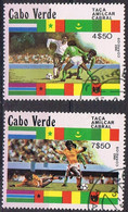 PORT 15 - CAP VERT Football 2 Val. Obl. - Cape Verde