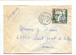 CONGO Brazzaville Poto Poto 1976 - Affranchissement Seul Sur Lettre  Par Avion Pour La France - Alexander Fleming - Andere & Zonder Classificatie