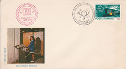 ROUMANIE EXPO MARCOPHILE BUCAREST 1975 - Storia Postale