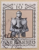 SAN MARINO 1974 ARMATURE E ARMI ANTICHE LIRE 10 - Usados