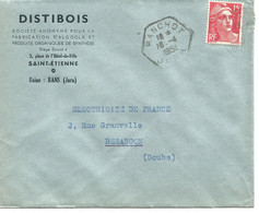 France Enveloppe Publicitaire  Distibois RANS 39- Jura) - Other & Unclassified