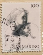SAN MARINO 1976 VIRTU CIVILI LIRE 100 - Used Stamps